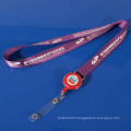 Promotion Pull reel Retractable id badge holders for lanyard with good price